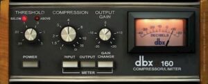 dbx 160 compressor limiter uad ua Universal Audio