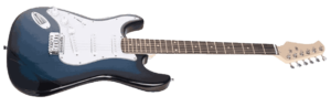 Full-Size Blue Electric Guitar