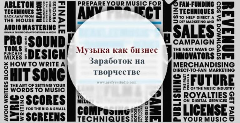 Musik als Geschäft. Einnahmen aus Kreativität.