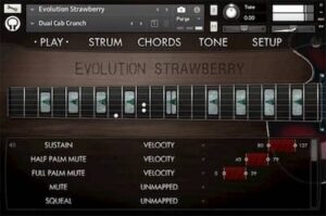Orange Tree Samples Evolution Electric Guitar Strawberry