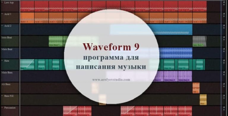 Waveform 9 – производительная и удобная программа для написания музыки