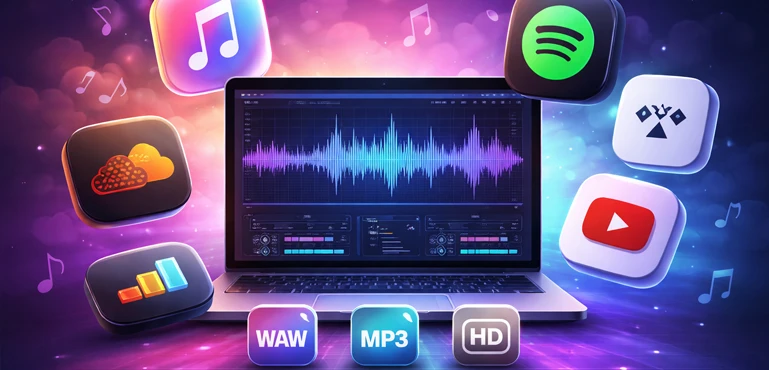 версии трека после сведения и мастеринга