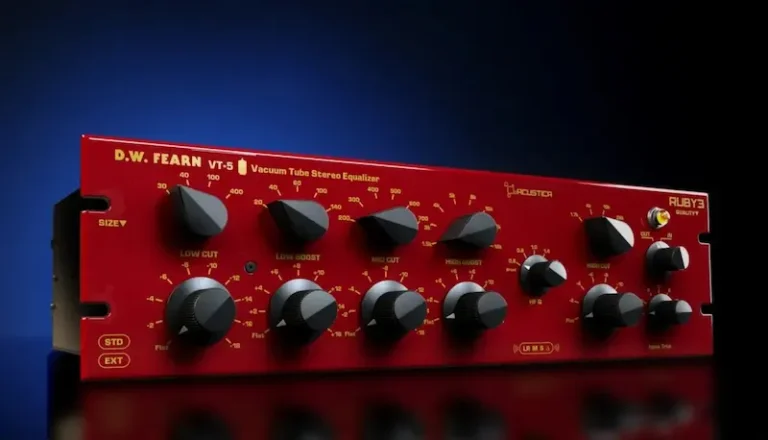 Acustica Audio Ruby 3 обзор — ламповый эквалайзер VT-5 в цифровом формате