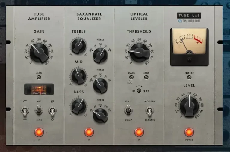 Tube Lab — ламповый channel strip плагин с сатурацией, Baxandall EQ и компрессором