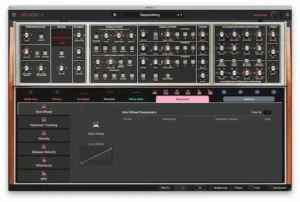 Arturia Memory V cinematic synth patch with layered analog oscillator modulation