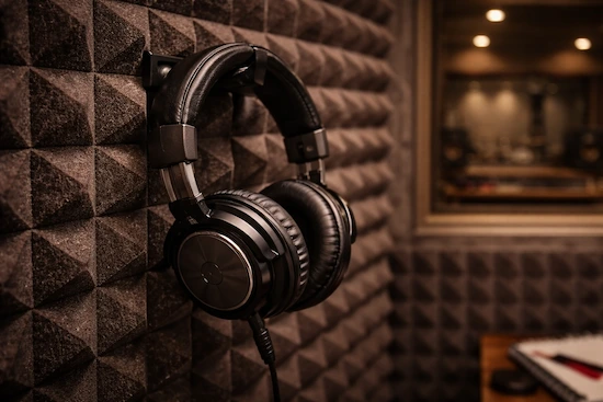 Podcast mastering session focused on spoken-word clarity and listener fatigue reduction