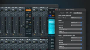 Professional audio routing workflow inside RME TotalMix FX 2.0 for mixing and monitoring