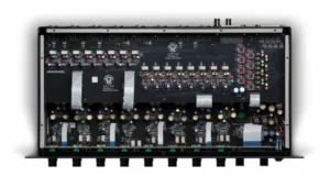 Rear panel connectivity on the new Black Lion Audio Auteur 8DAT with ADAT and Word Clock