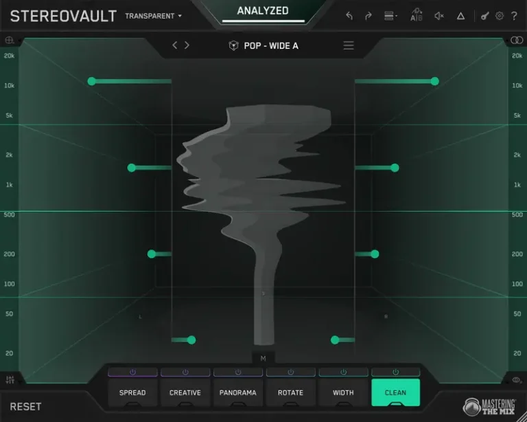 STEREOVAULT plugin — обзор плагина для стерео ширины от Mastering The Mix (2026)