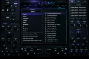 SoundMorph PHUZE layered sound generation workflow for game audio and film production