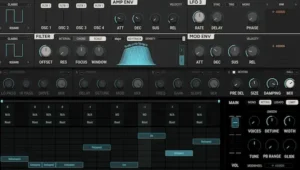 Carbon Electra 2 synthesizer interface for EDM, pop and electronic music production