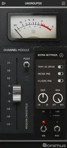 Console emulation plugin with channel and bus processing for large mixing projects