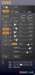 Generative audio workflow using sonicLAB SSNN for experimental sound design and music production