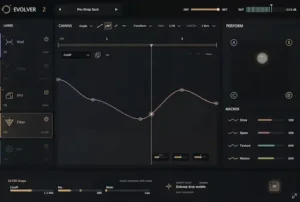 Graph-based motion design plugin for creating automation, movement, and evolving textures in audio production