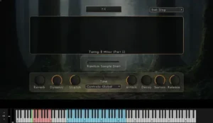 Louisa Arc Kontakt Player cinematic vocals with phrases, legato, melismas, and atmospheric textures