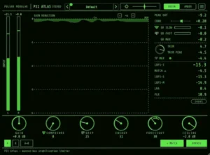 Mastering engineer evaluating mix translation across stereo and immersive playback formats