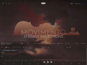 Movimento Strings Inflections cinematic strings library with performance-driven motion and evolving sustains