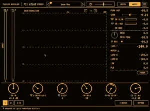 Professional audio mastering session analyzing loudness, depth, and spatial balance