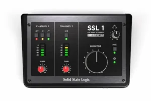SSL 1 USB audio interface for music production recording and mixing