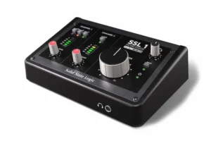SSL 1 audio interface for vocal recording and home studio production