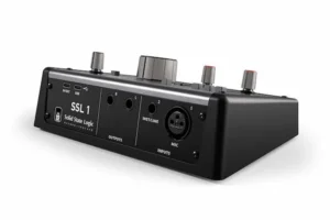 SSL 1 review showing recording workflow and monitoring setup