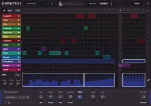 Sugar Bytes Effectrix 2 creative multi-effect sequencer plugin in modern audio production