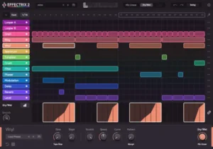 Using Effectrix 2 for transitions, rhythmic effects, and arrangement movement in EDM and techno