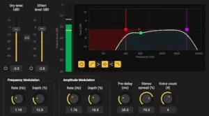 Интерфейс плагина Acon Digital Multiply 2 для расширения вокала и стереобазы