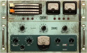 Acustica Audio Cream 3 console emulation plugin processing a multitrack mix session