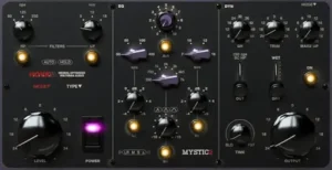 Acustica Audio Mystic 2 review showing tube saturation and optical compression workflow