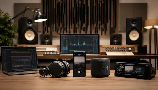 Audio Mastering sorgt für konsistenten Klang auf verschiedenen Wiedergabesystemen