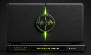 Audio mastering signal analysis before final processing in Transientik Master