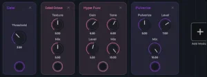 Avalanche Tones Chainsaw Suite modular guitar plugin interface