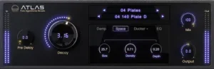 Engineer evaluating Waves Atlas Reverb in a dense commercial music mix