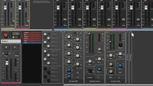 Harrison Mixbus 12 analog console-style DAW mixer