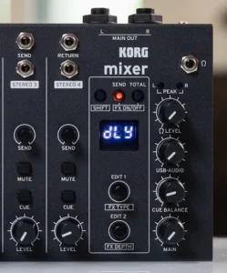 Korg NTS-4 integrated into a DAWless electronic music production setup