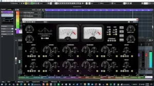 M Media Audio Curve Control dual-channel parametric EQ interface