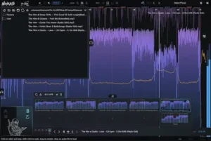 Mix engineer using Ninja AB to compare reference tracks before final mastering