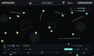 MotionTones plugin physics-based generative music interface