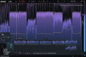 Ninja AB reference plugin comparing commercial tracks during a mixing session