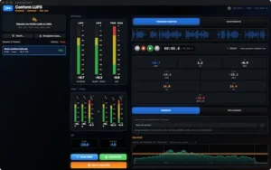 Offline LUFS loudness verification for mastering and broadcast delivery