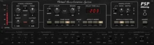 PSP BBDelay analog Bucket Brigade delay plugin interface during a professional mix