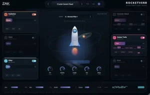 RocketVerb workflow inside a modern digital audio workstation
