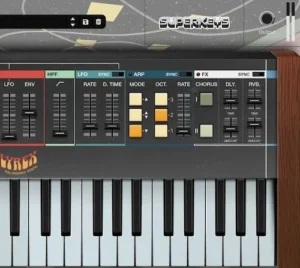 Safari Audio PolyRex analog-inspired synthesizer interface
