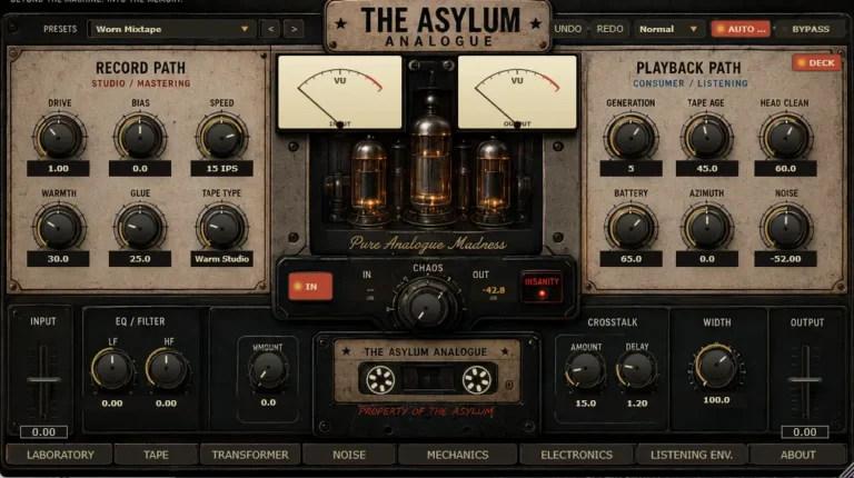 The Asylum Analogue — новый взгляд на эмуляцию магнитной ленты