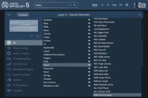 UVI Synth Anthology 5 compared with hardware synth emulations and software instruments