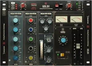 Analog-style console processing in a professional mastering signal chain