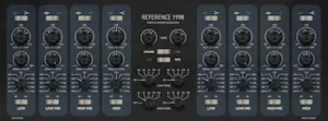 Analog-style mastering equalizers for mix bus enhancement and streaming translation