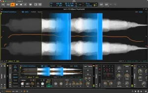 Audio sample processing evaluated in the mix before final mastering and streaming delivery