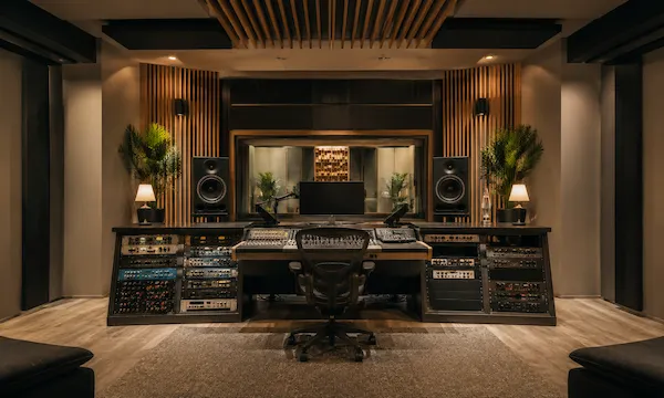 Ausgewogene Stereoabbildung eines professionell gemasterten Songs